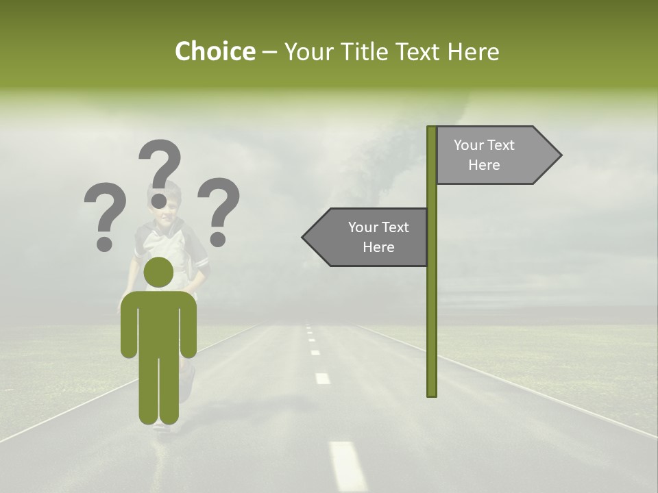 Concept Cyclone Fear PowerPoint Template