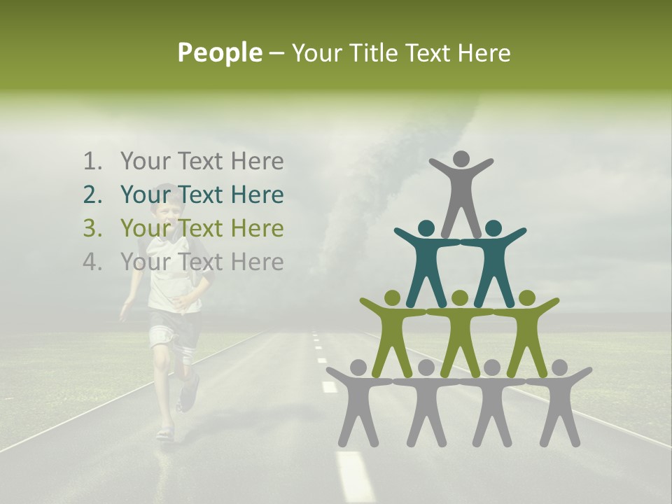 Concept Cyclone Fear PowerPoint Template