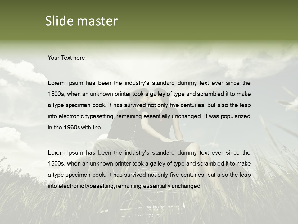 Kiss Beauty Old PowerPoint Template