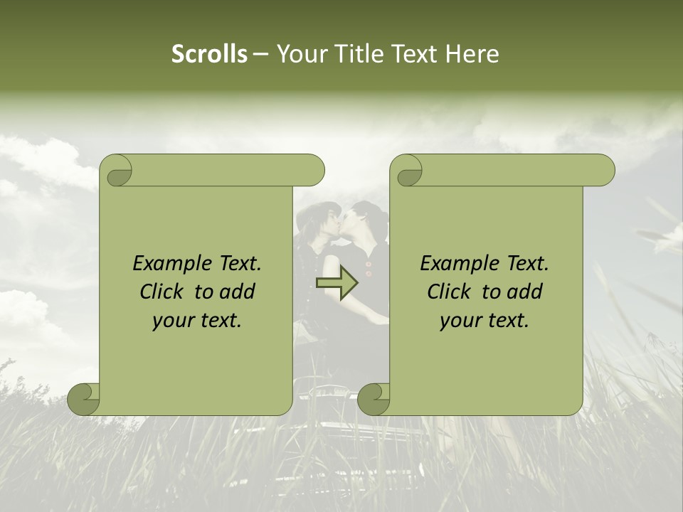 Kiss Beauty Old PowerPoint Template