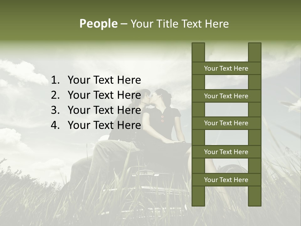 Kiss Beauty Old PowerPoint Template