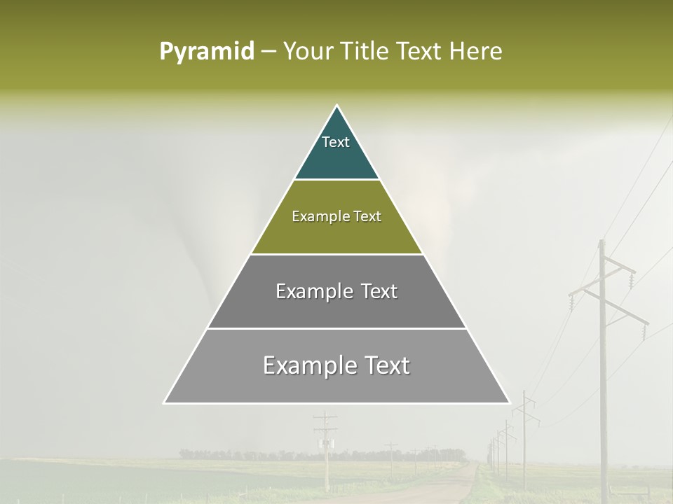 Field Tornado Clouds PowerPoint Template