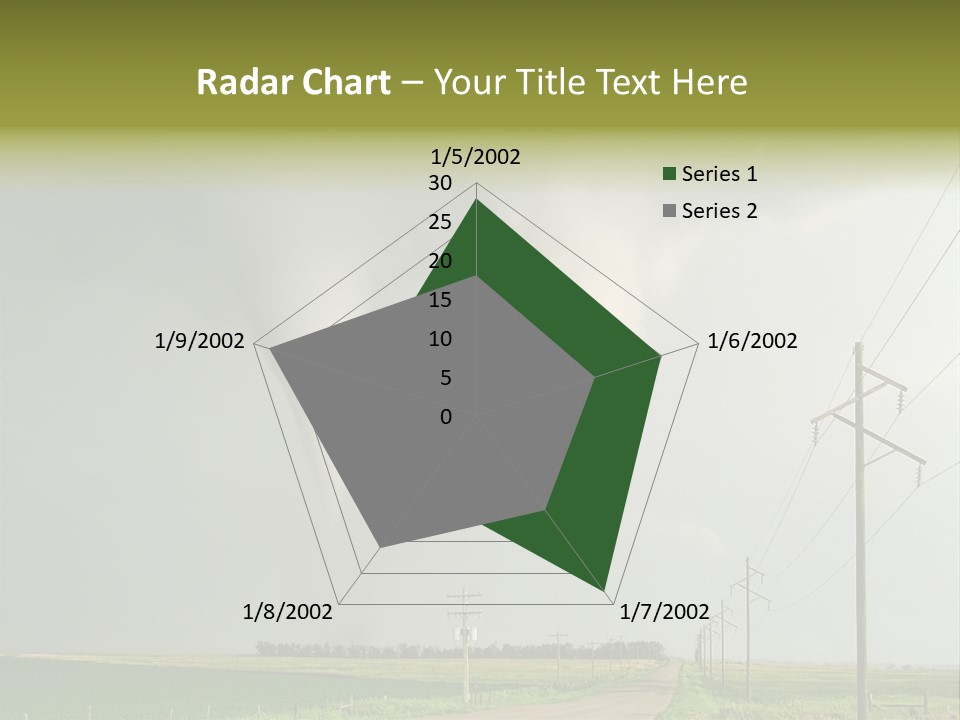 Field Tornado Clouds PowerPoint Template