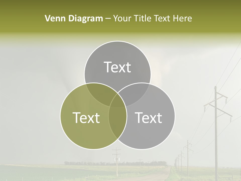 Field Tornado Clouds PowerPoint Template