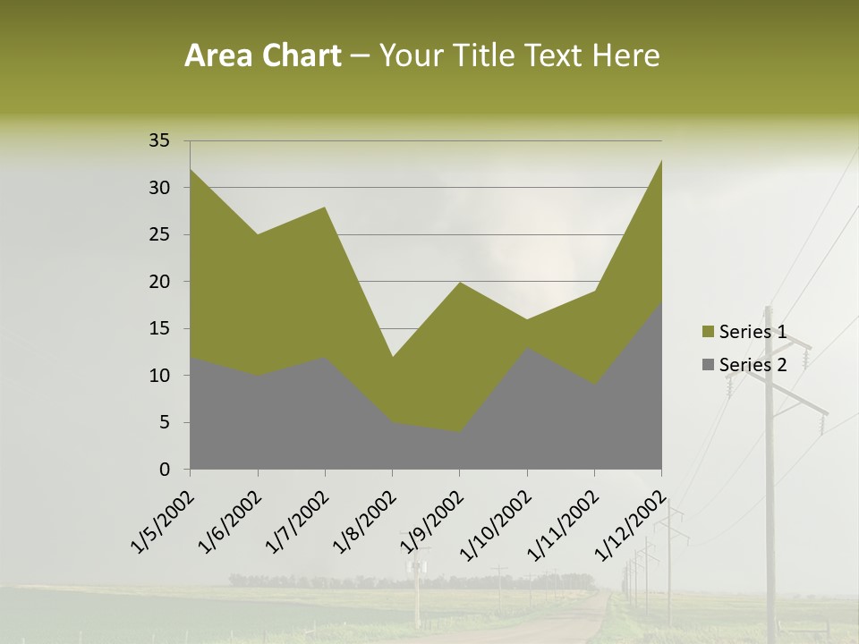 Field Tornado Clouds PowerPoint Template