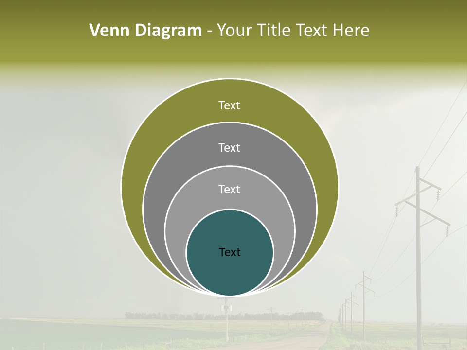 Field Tornado Clouds PowerPoint Template