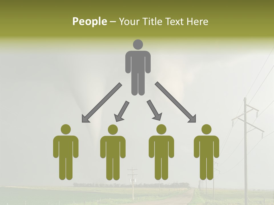 Field Tornado Clouds PowerPoint Template