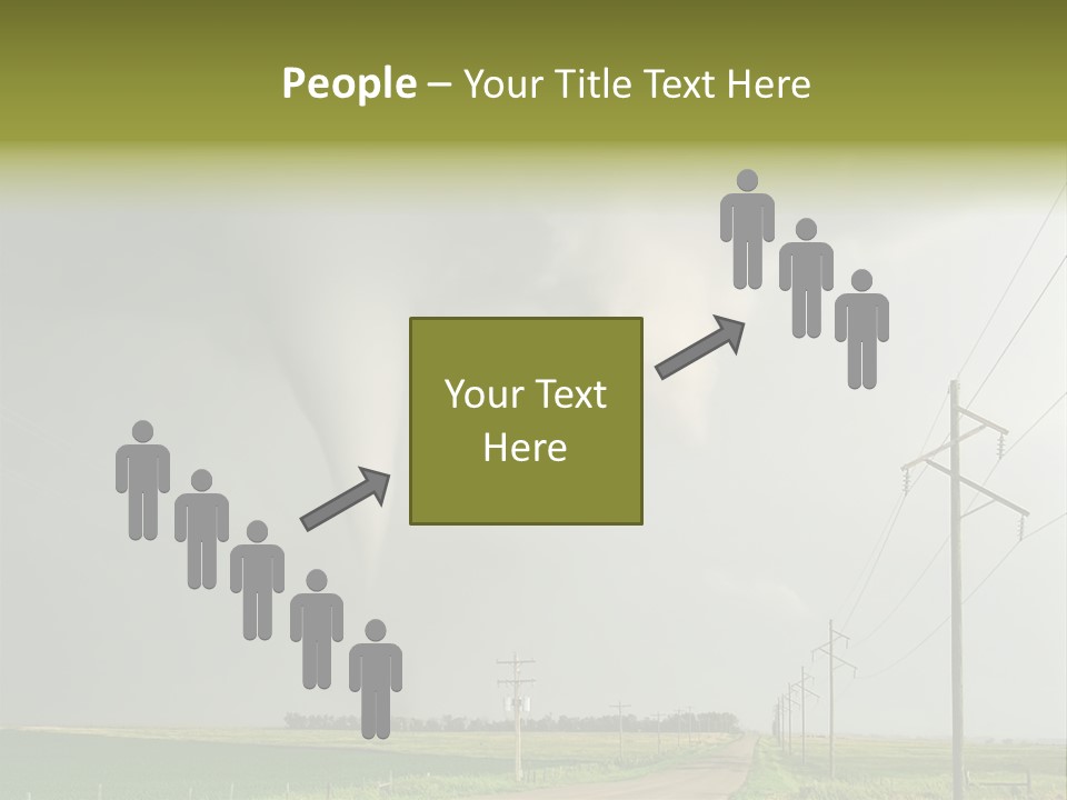 Field Tornado Clouds PowerPoint Template