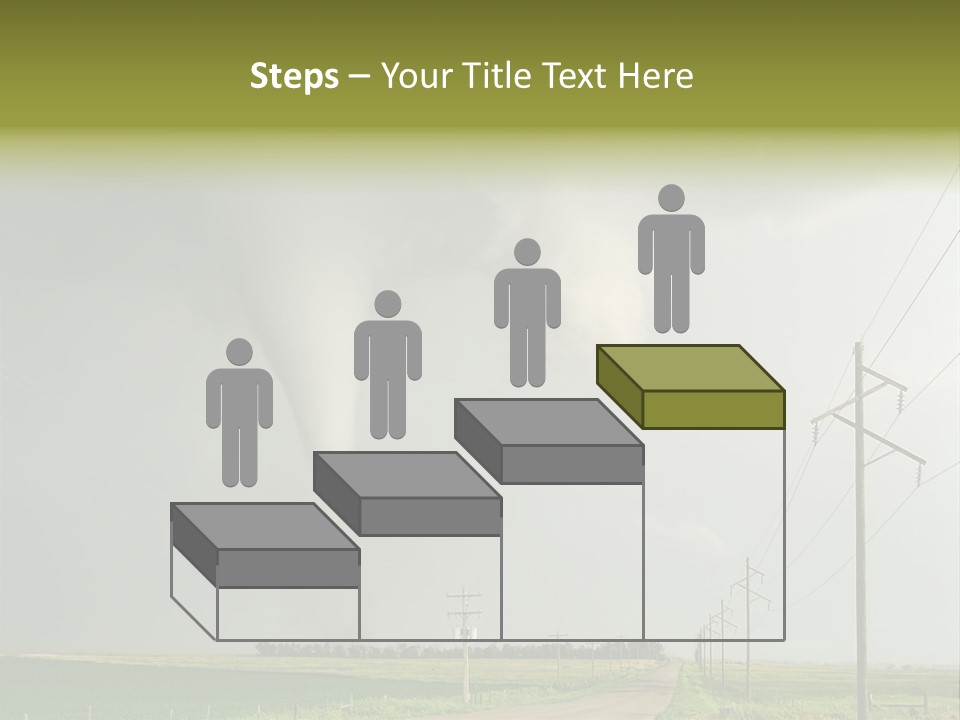Field Tornado Clouds PowerPoint Template