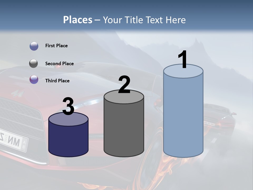 Motion Road Car PowerPoint Template