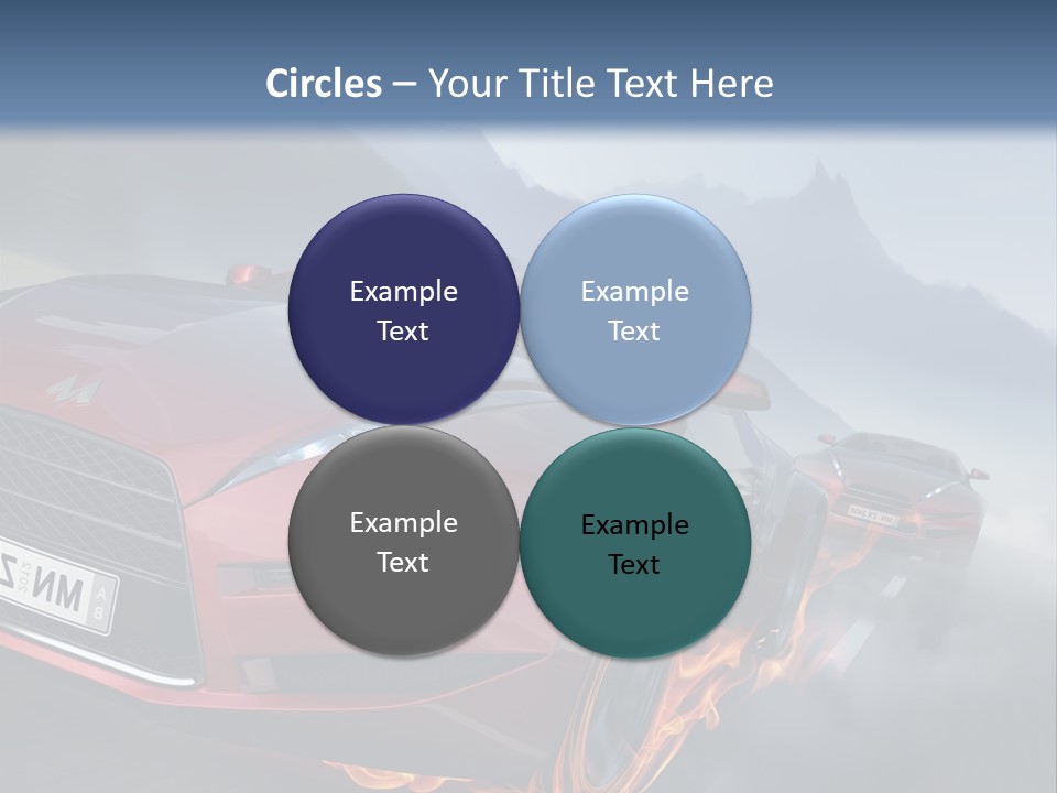 Motion Road Car PowerPoint Template