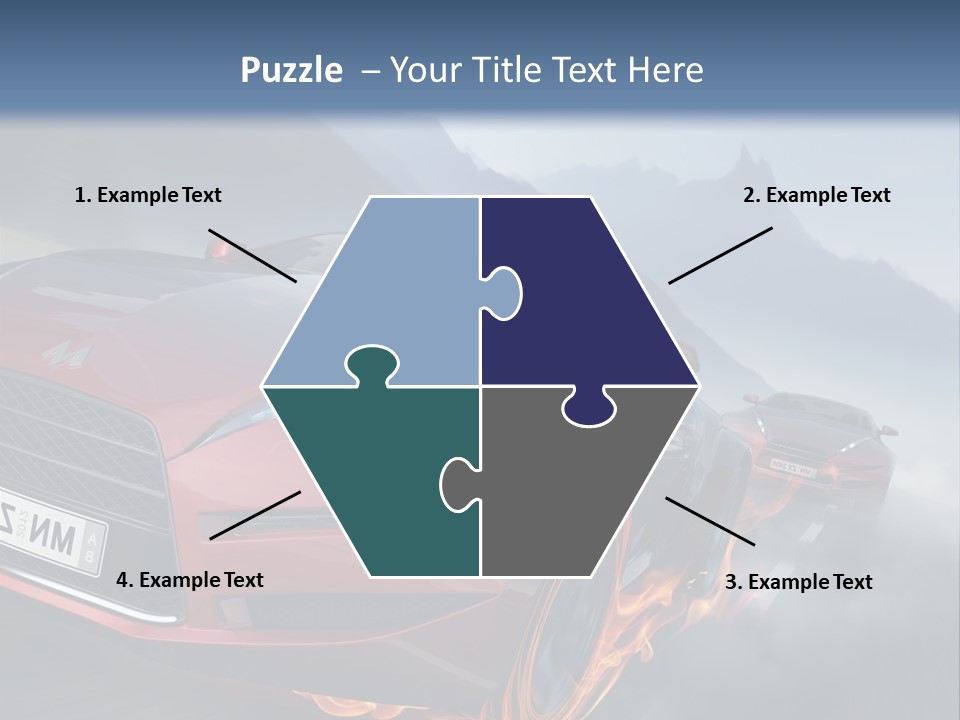 Motion Road Car PowerPoint Template