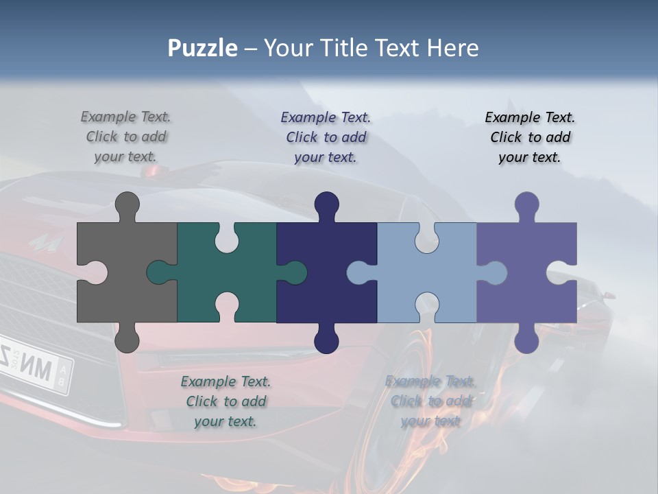 Motion Road Car PowerPoint Template