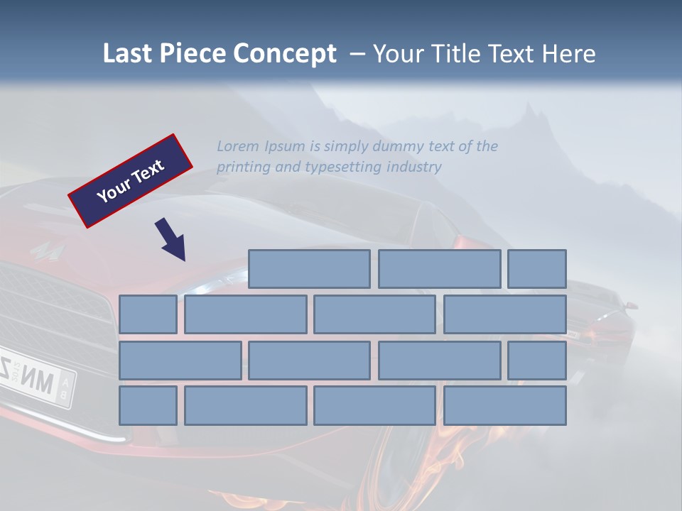Motion Road Car PowerPoint Template