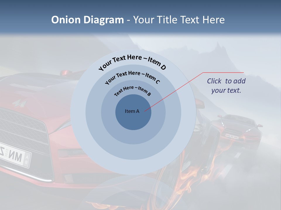 Motion Road Car PowerPoint Template