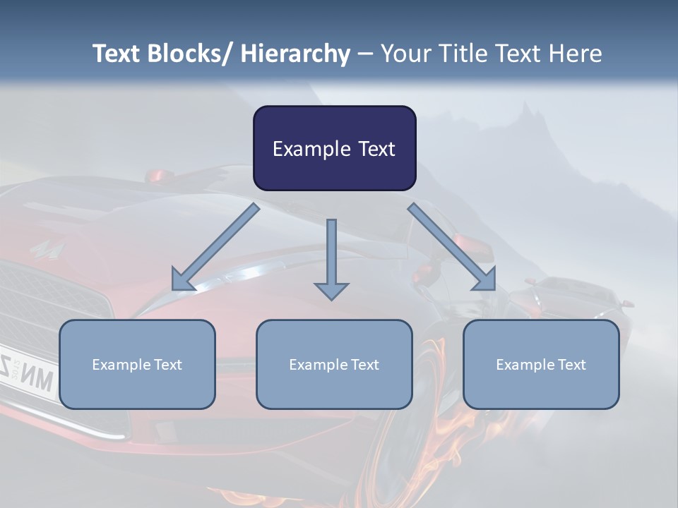 Motion Road Car PowerPoint Template