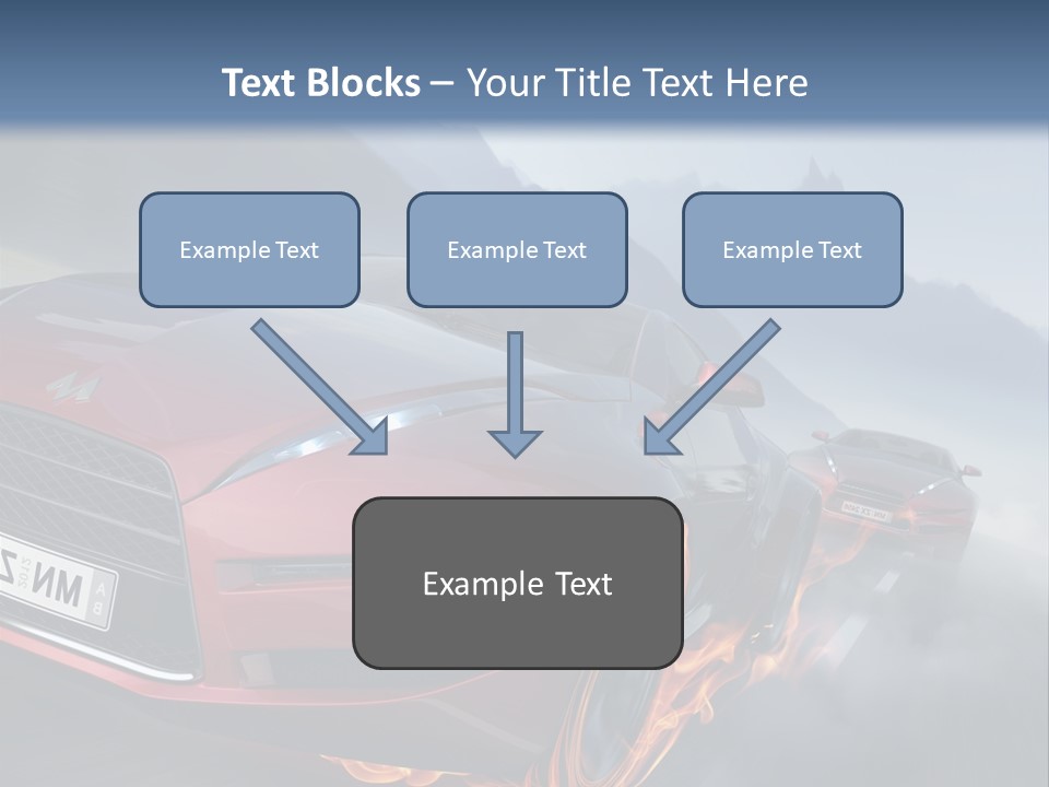 Motion Road Car PowerPoint Template