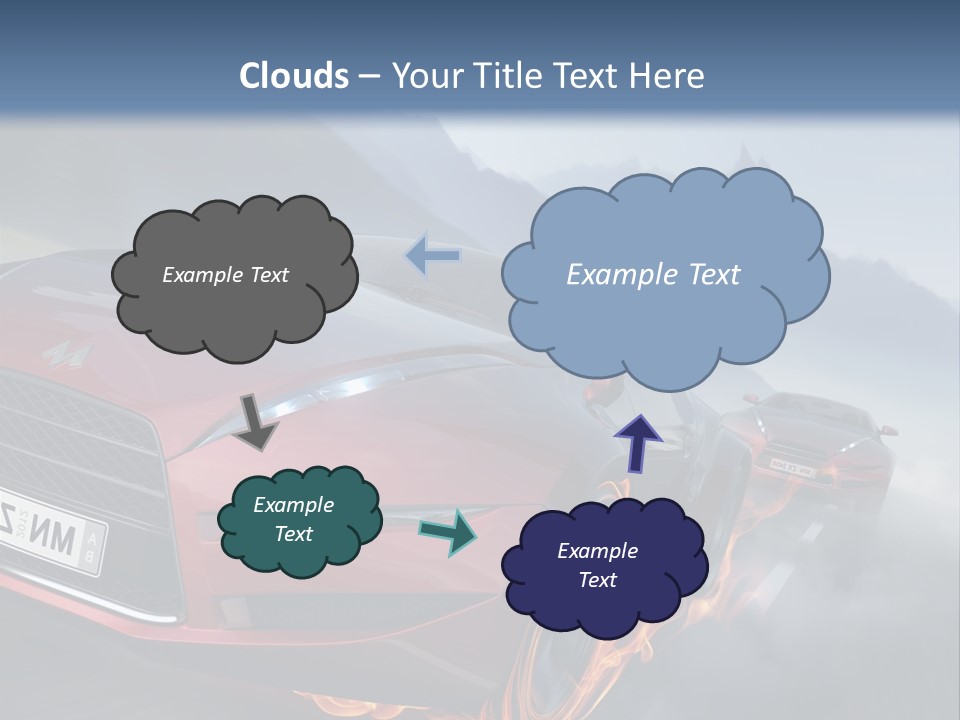 Motion Road Car PowerPoint Template