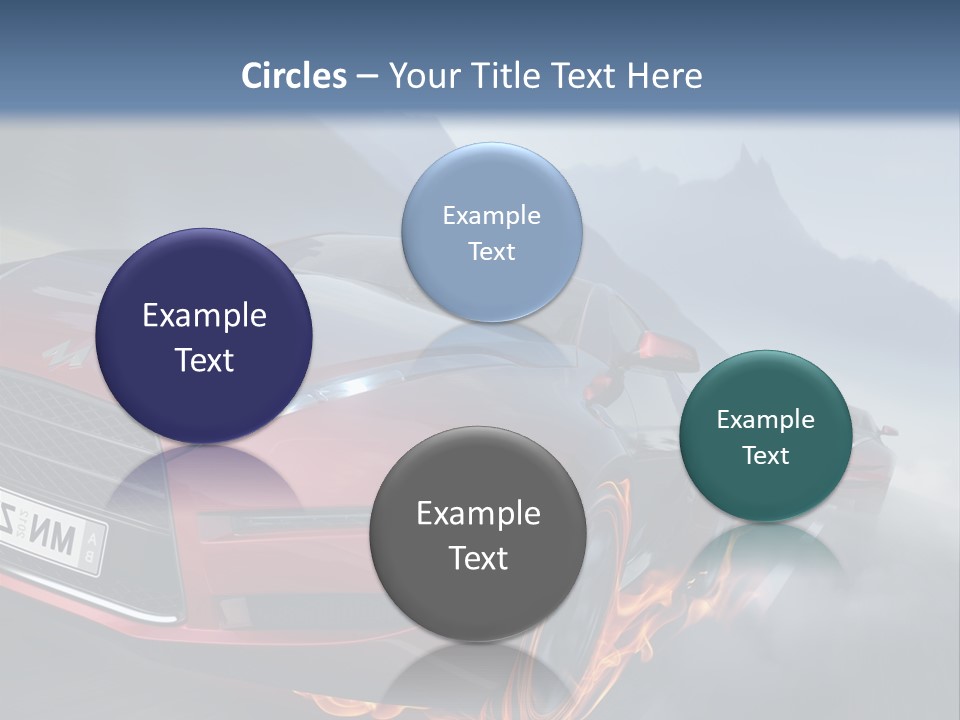 Motion Road Car PowerPoint Template