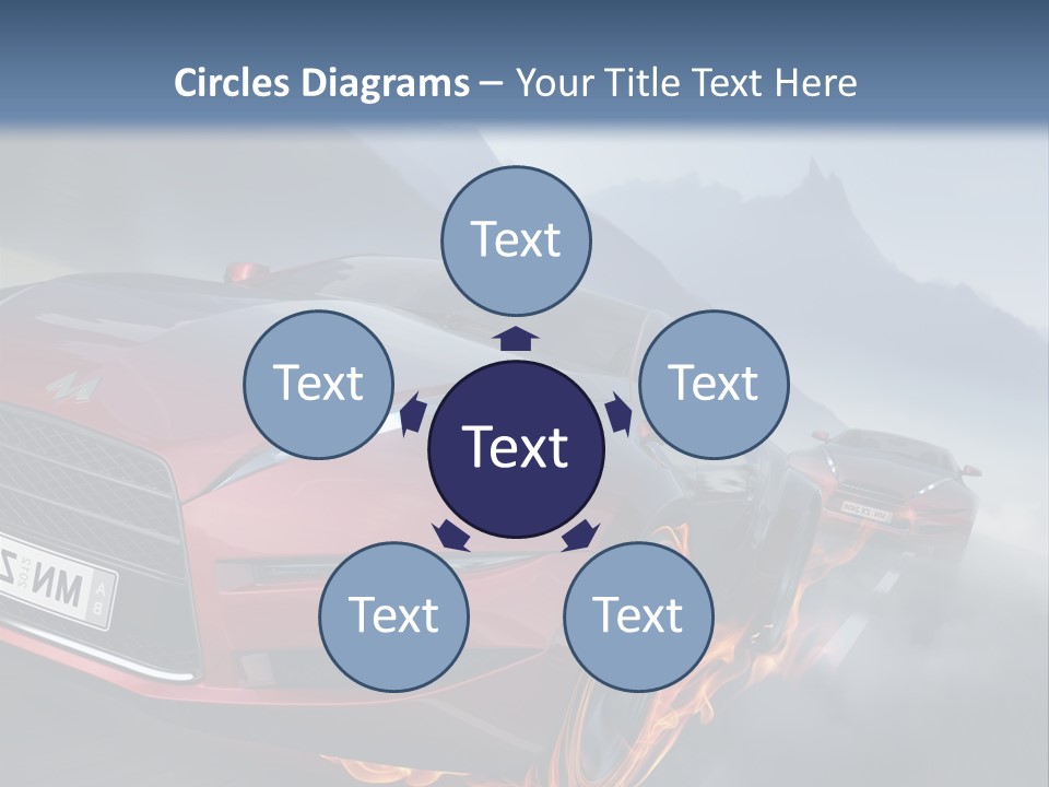 Motion Road Car PowerPoint Template