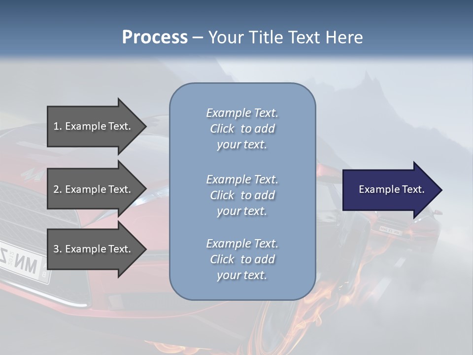 Motion Road Car PowerPoint Template