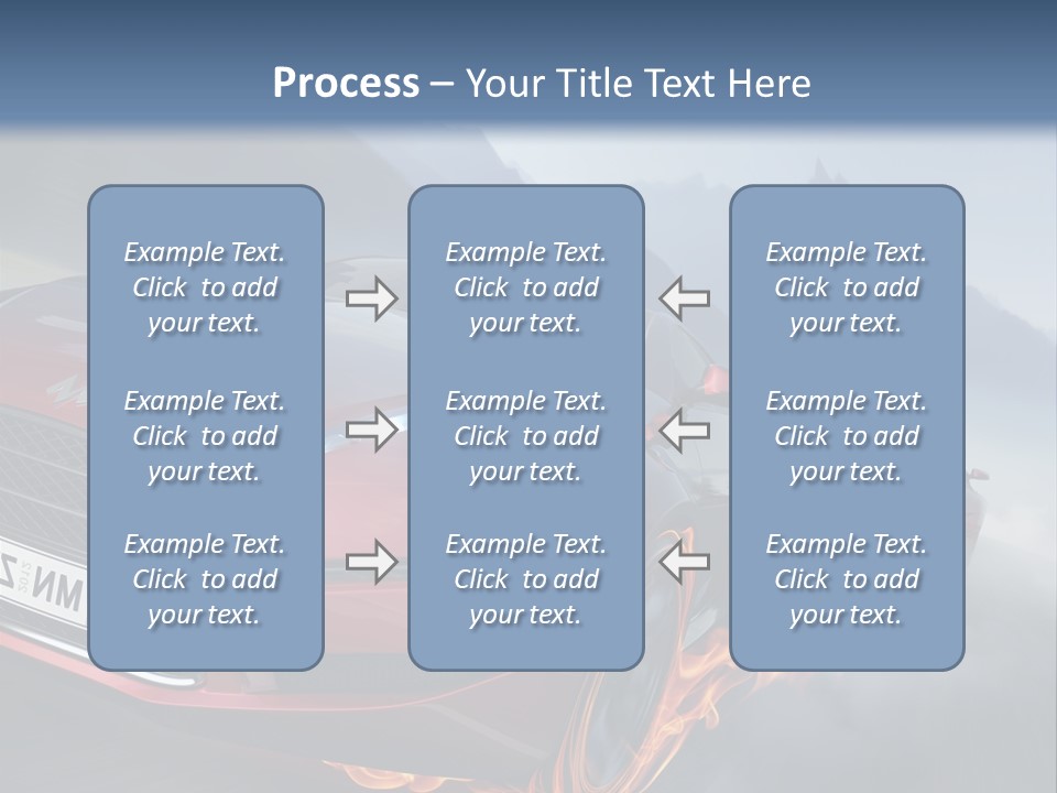 Motion Road Car PowerPoint Template