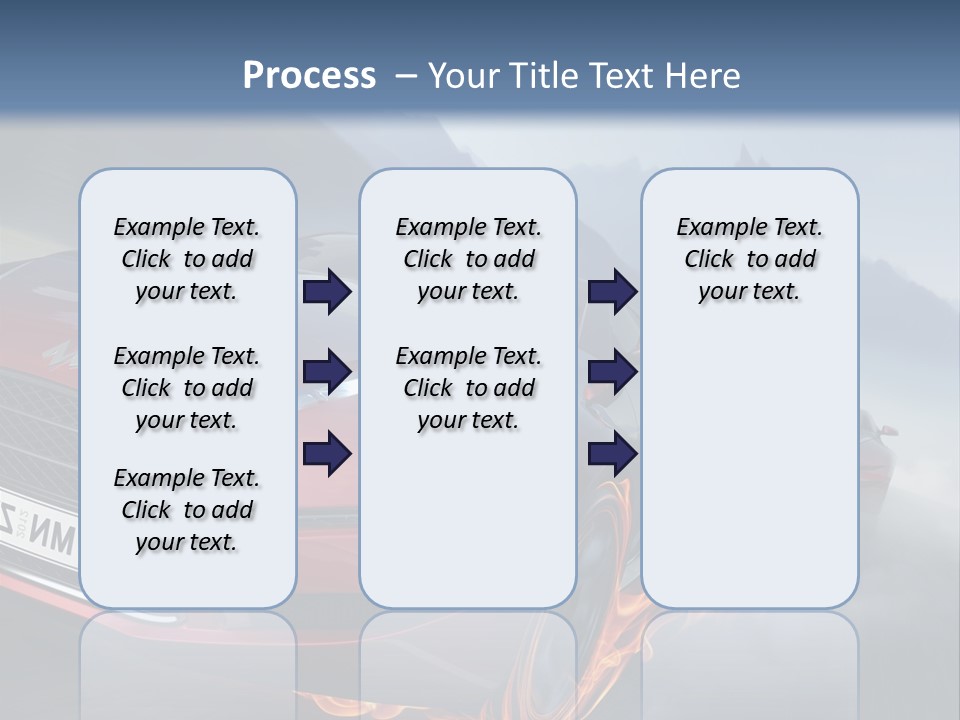 Motion Road Car PowerPoint Template