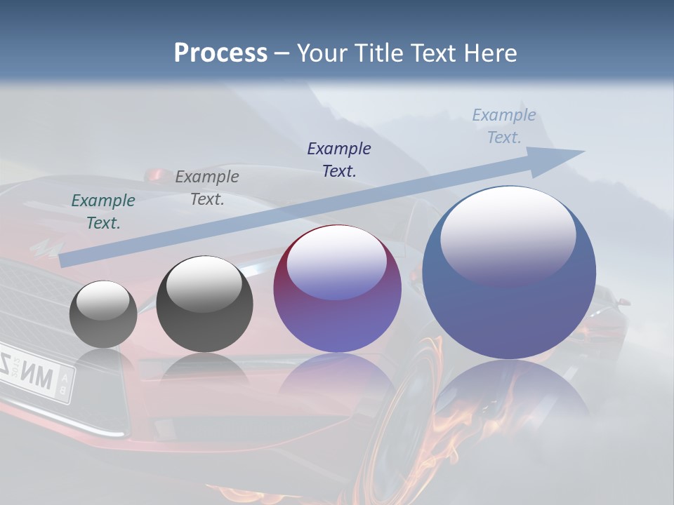 Motion Road Car PowerPoint Template