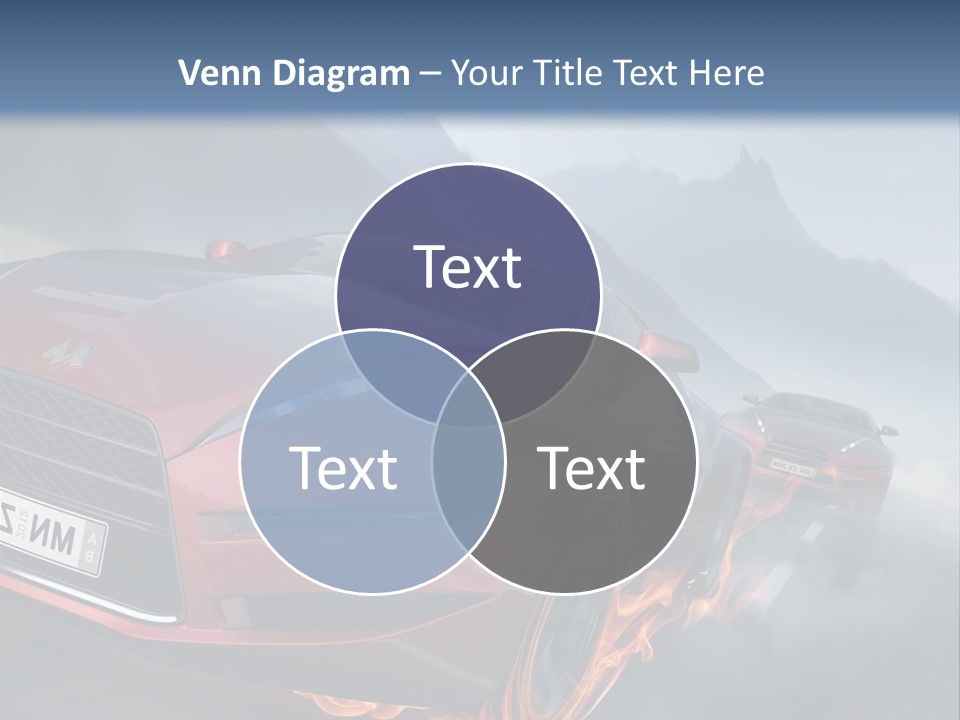 Motion Road Car PowerPoint Template