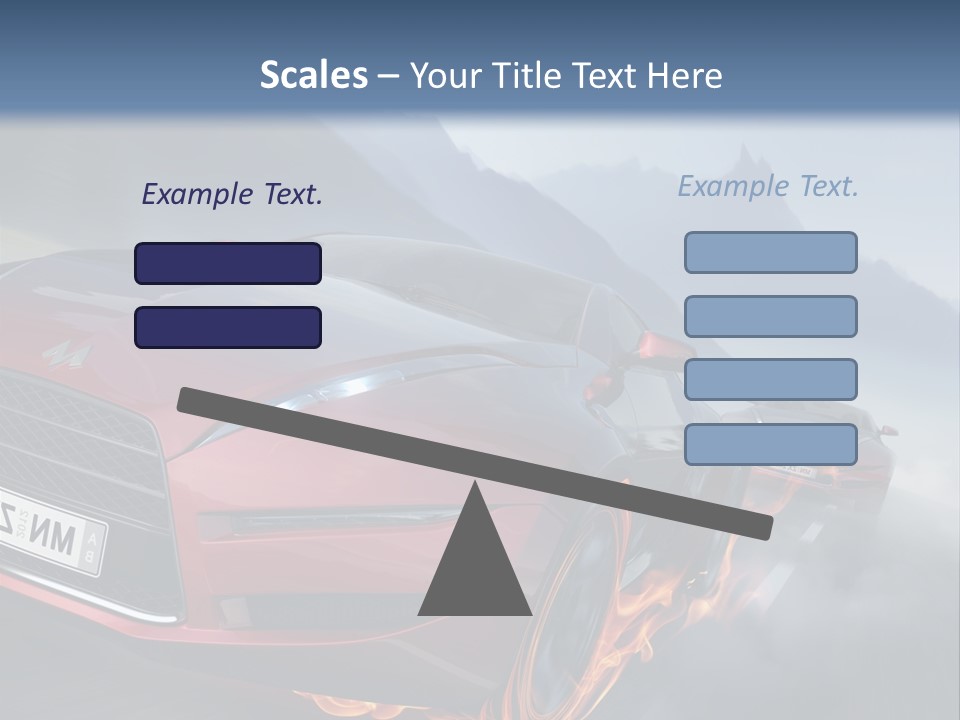 Motion Road Car PowerPoint Template