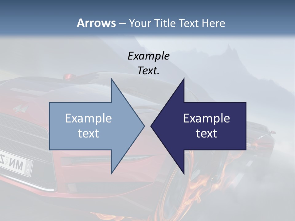 Motion Road Car PowerPoint Template