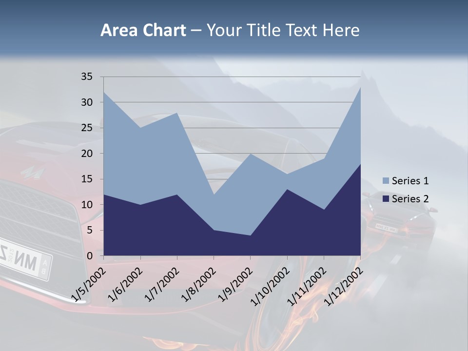 Motion Road Car PowerPoint Template