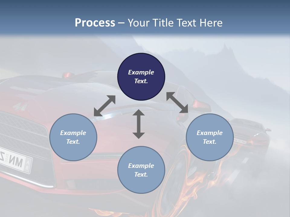 Motion Road Car PowerPoint Template