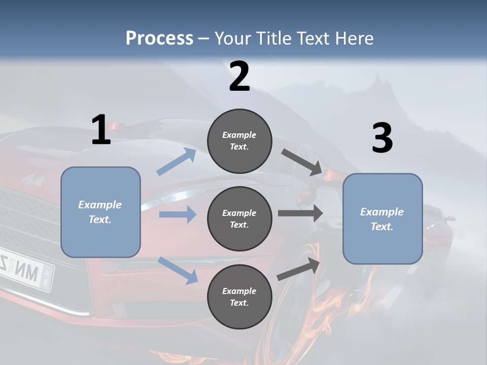 Motion Road Car PowerPoint Template