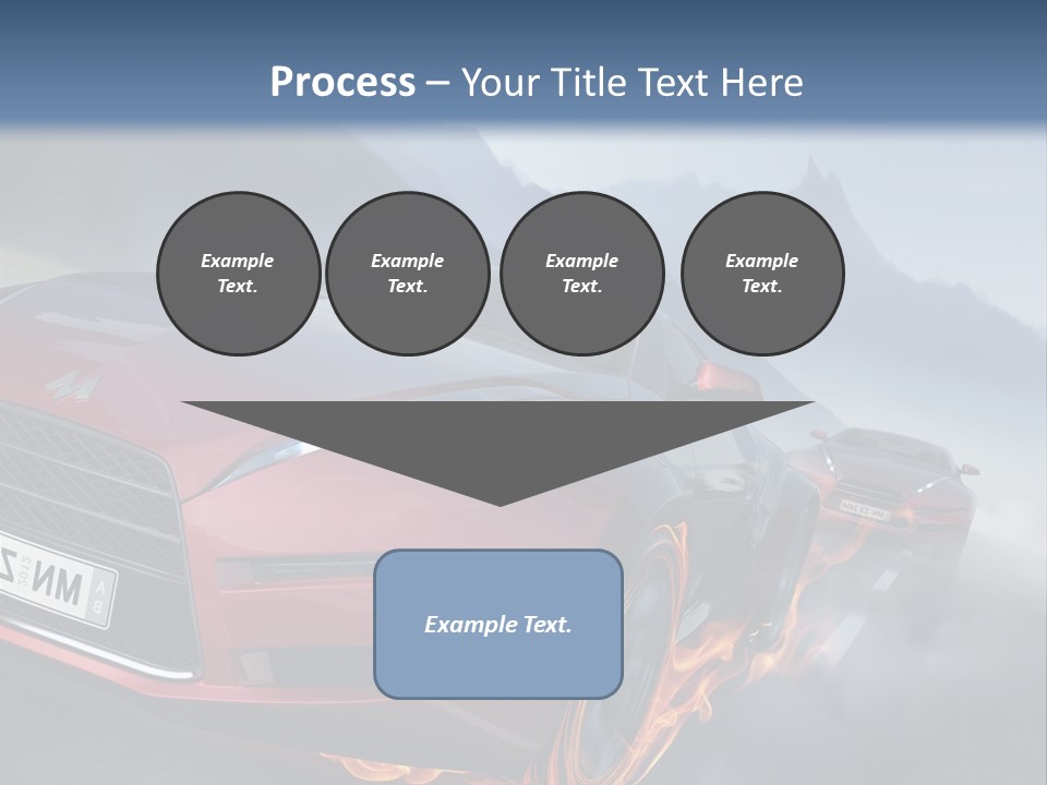 Motion Road Car PowerPoint Template
