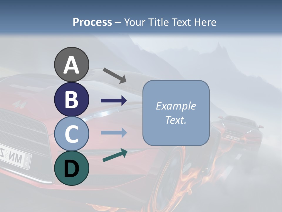 Motion Road Car PowerPoint Template