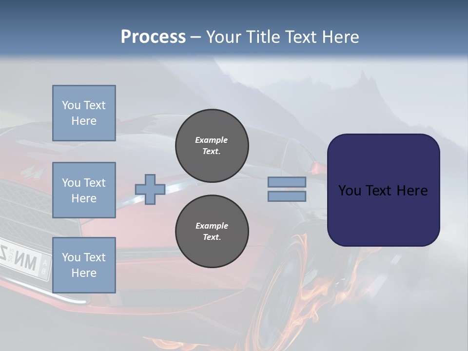 Motion Road Car PowerPoint Template