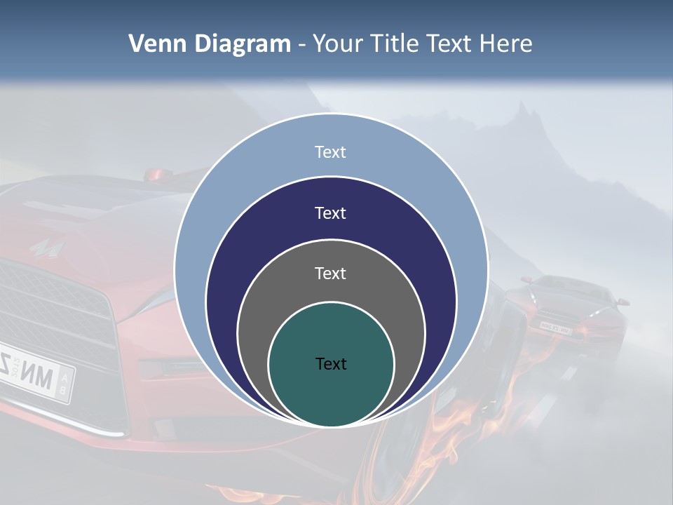 Motion Road Car PowerPoint Template