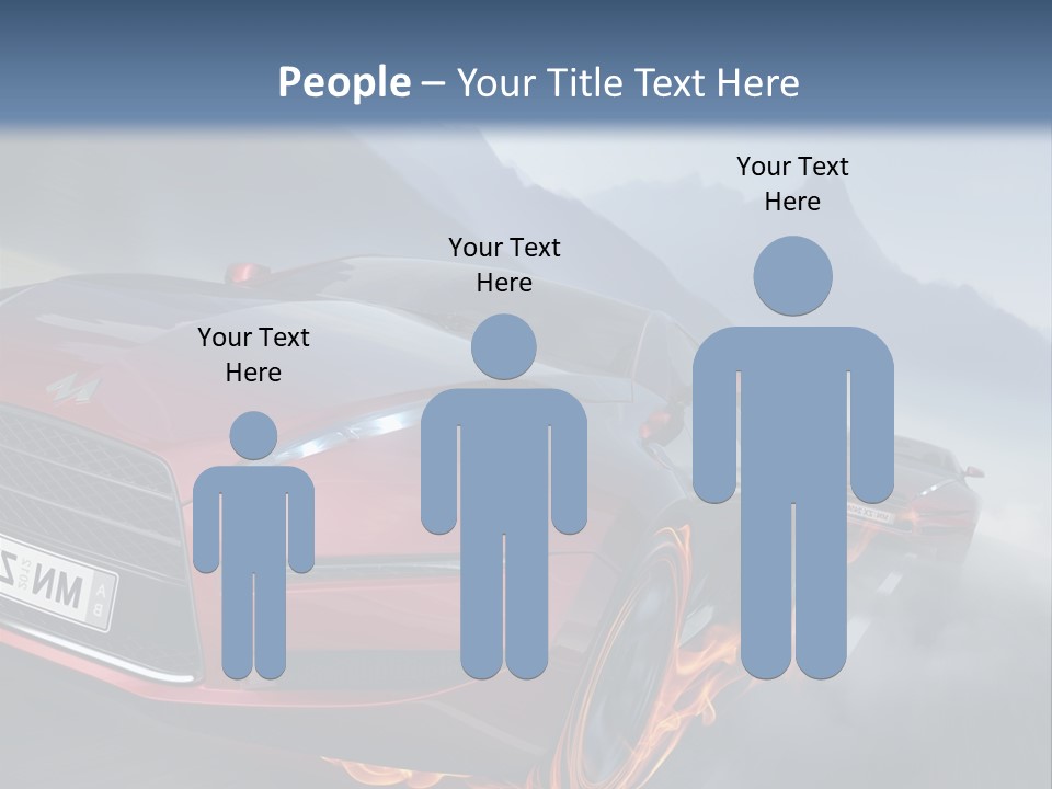 Motion Road Car PowerPoint Template