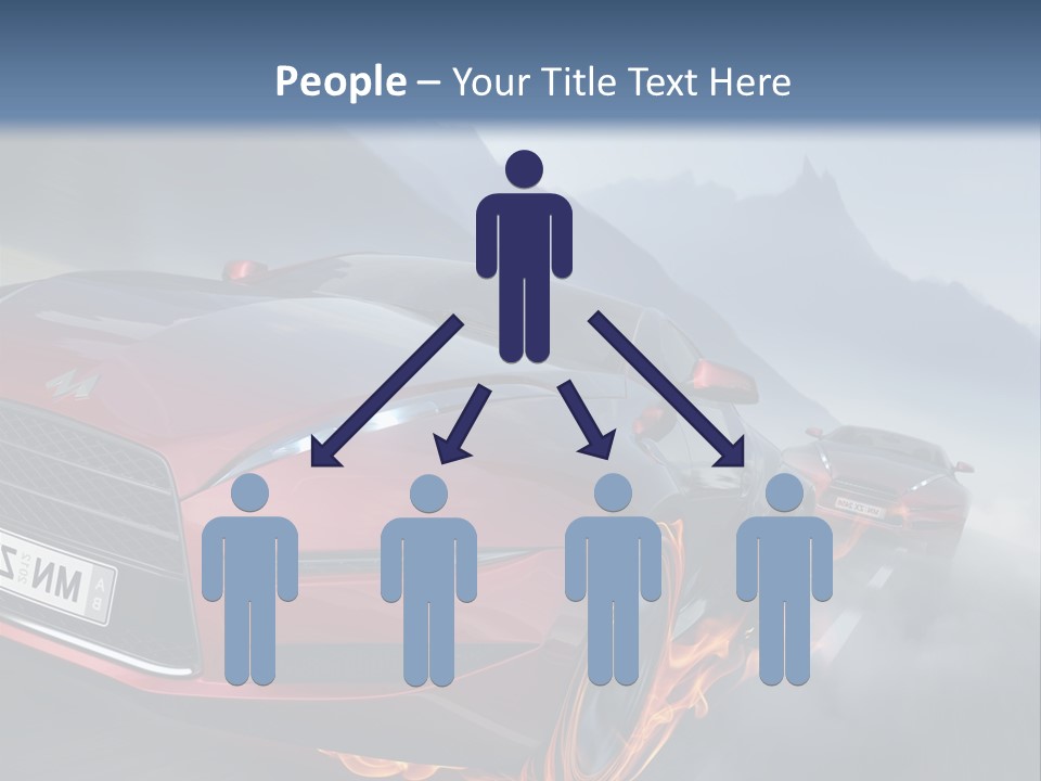 Motion Road Car PowerPoint Template