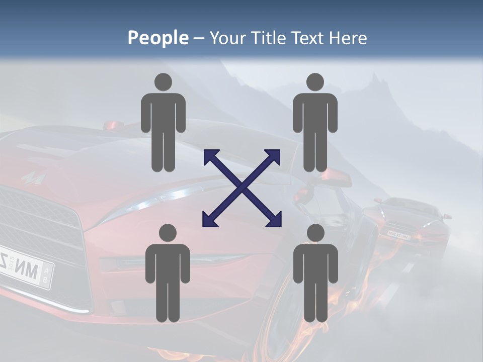 Motion Road Car PowerPoint Template