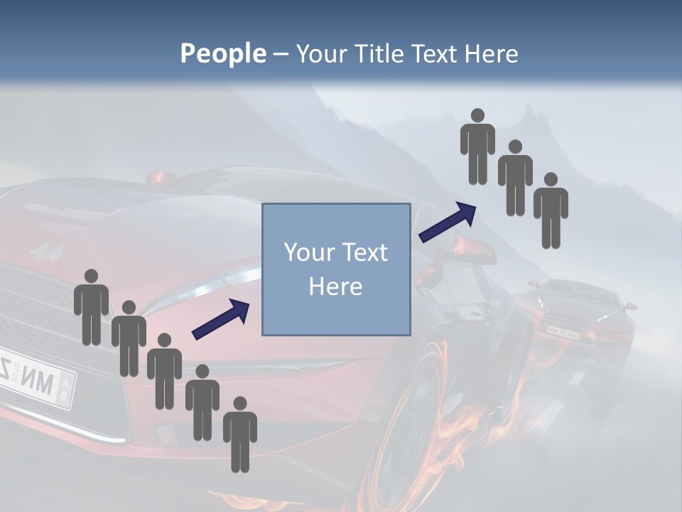 Motion Road Car PowerPoint Template