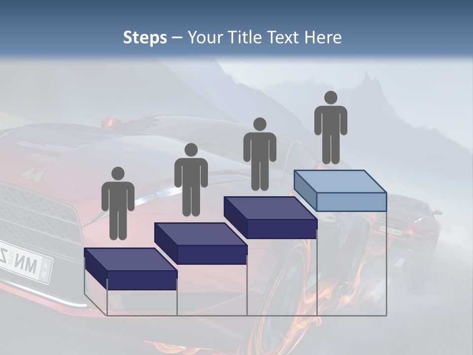 Motion Road Car PowerPoint Template