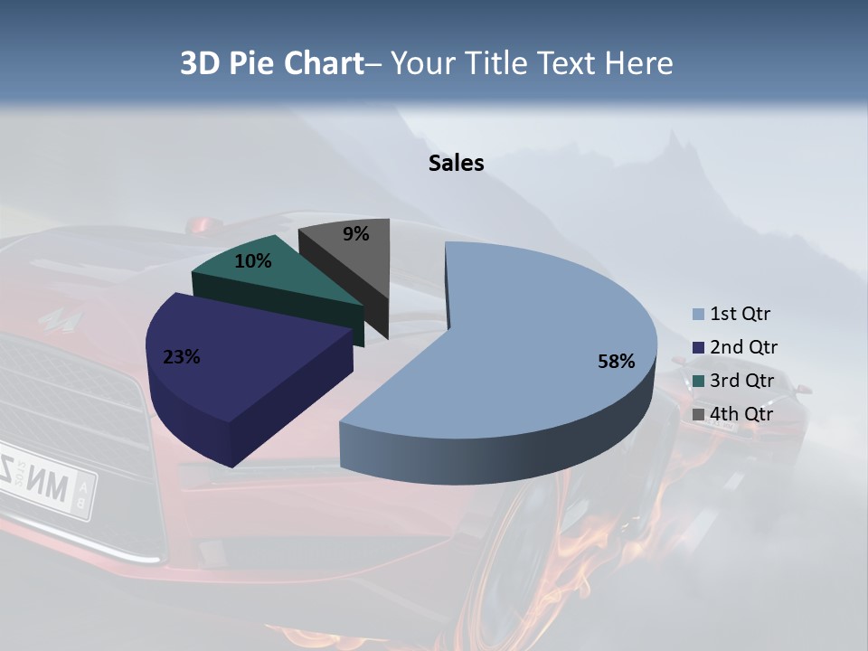 Motion Road Car PowerPoint Template