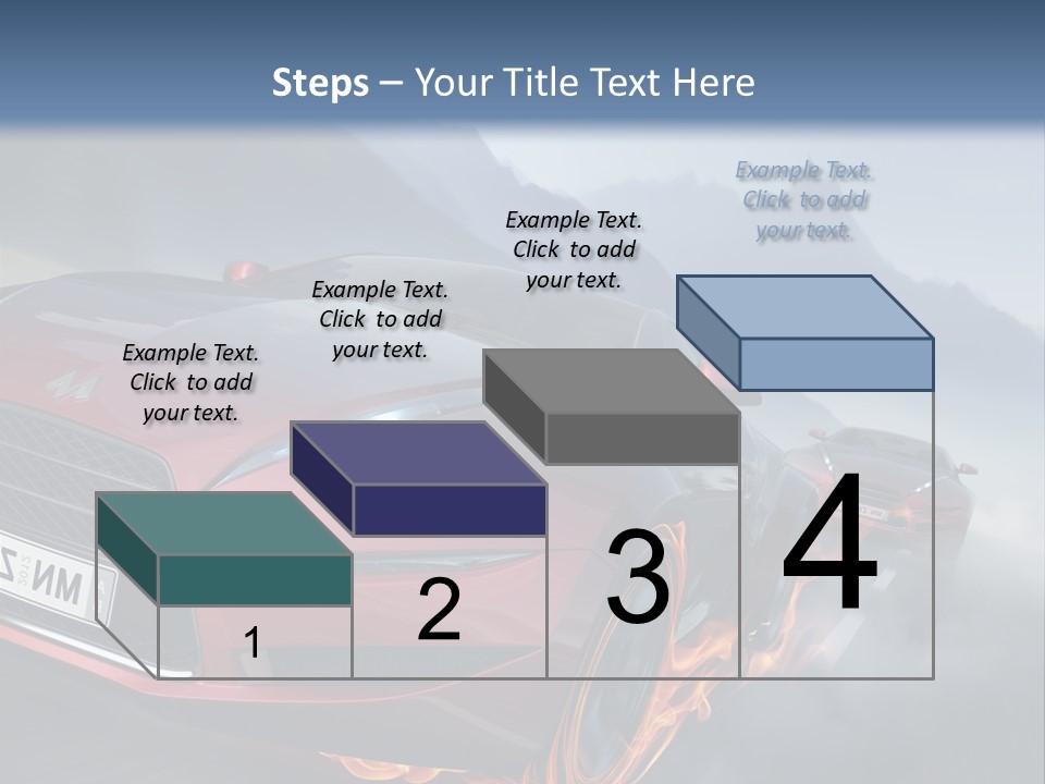 Motion Road Car PowerPoint Template