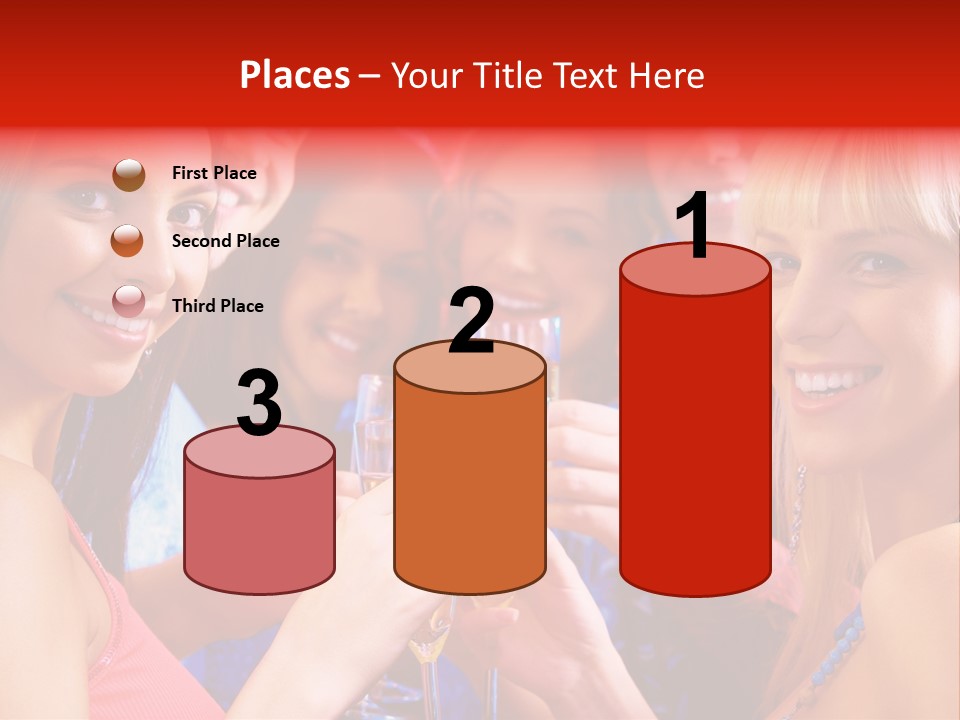 Successful Christmas Partying PowerPoint Template