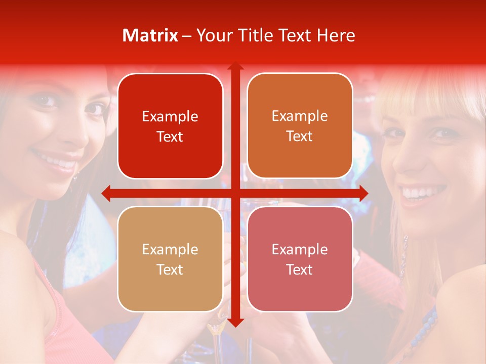 Successful Christmas Partying PowerPoint Template