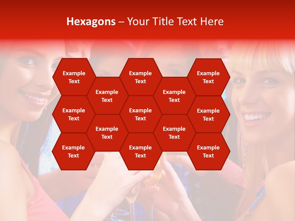 Successful Christmas Partying PowerPoint Template