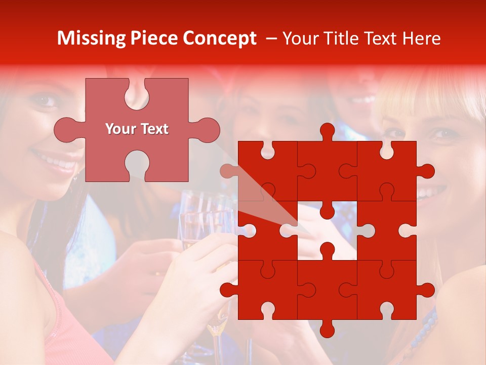 Successful Christmas Partying PowerPoint Template