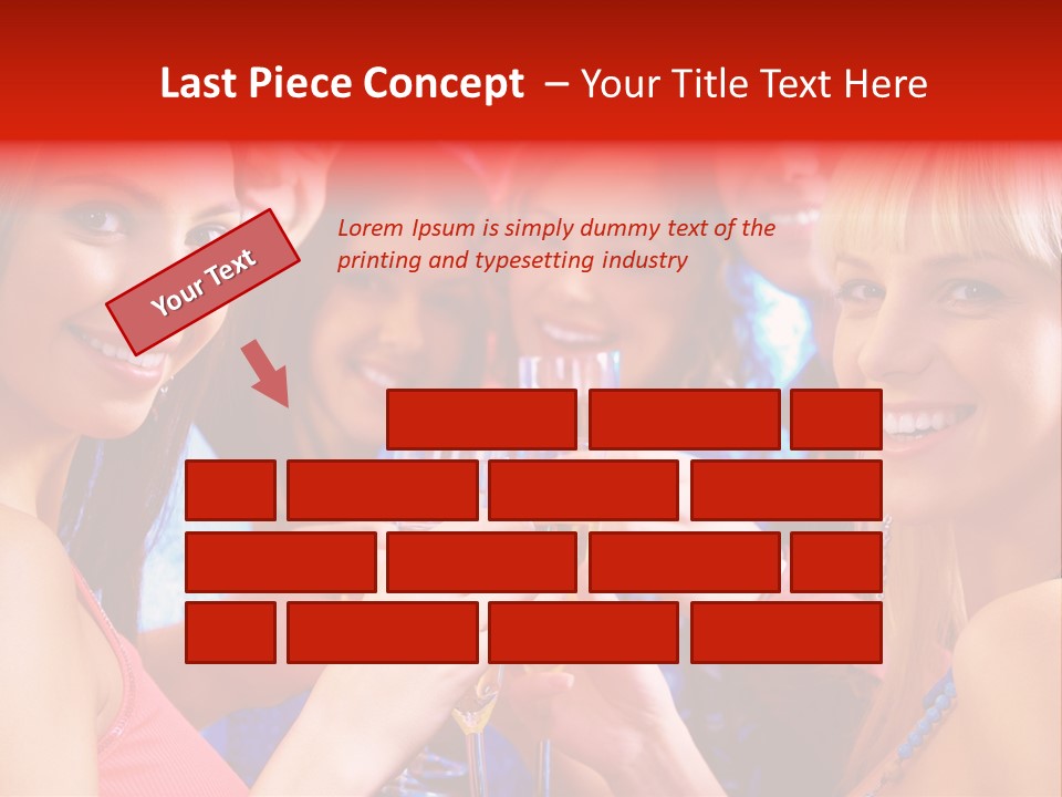 Successful Christmas Partying PowerPoint Template